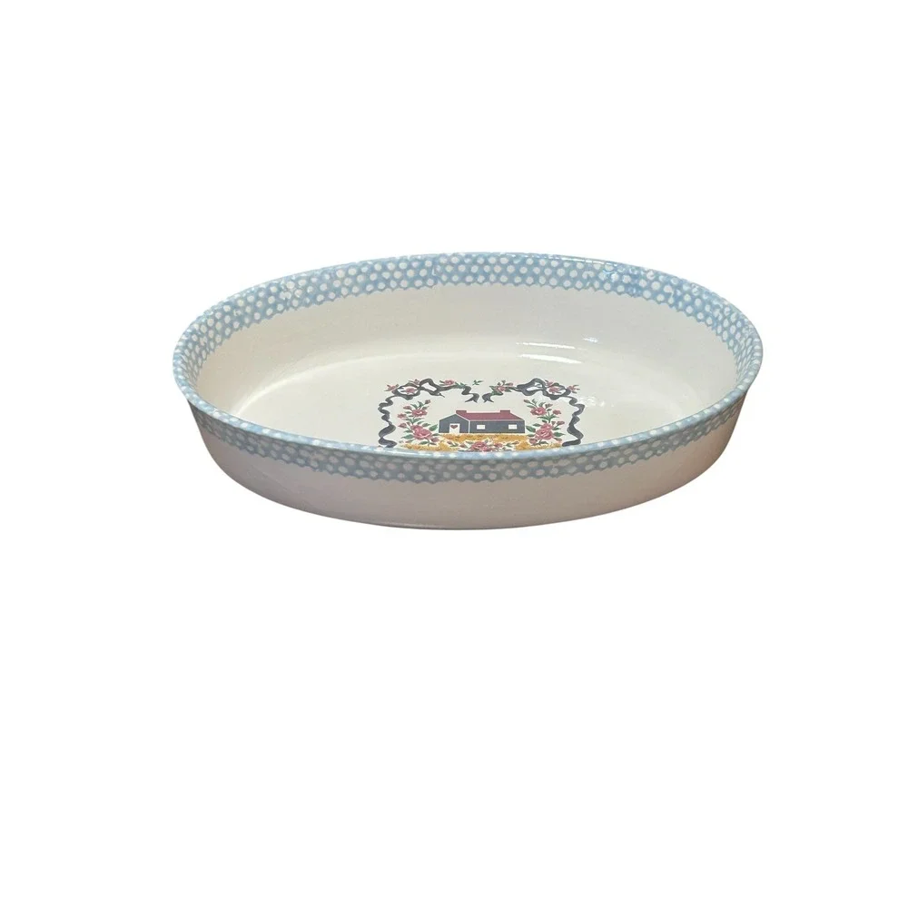 Teamson 1995 Stoneware 11 inch baking/serving dish - Pre-owned